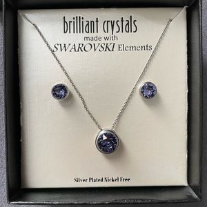 📌SOLD📌 Swarovski Brilliant Crystal silver plated nickel free